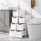 Rolling Organizer Unit Narrow Storage Cabinet with Built-In Wheels for Small Space-3-Drawer